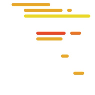 Ekran vektör illüstrasyonunda kod, düz çizgi çizgi kodlama çizgileri simülasyonu 