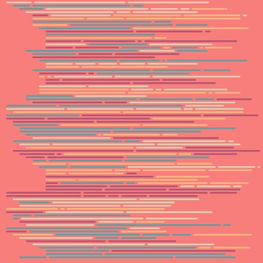 Ekran vektör illüstrasyonunda kod, düz çizgi çizgi kodlama çizgileri simülasyonu 