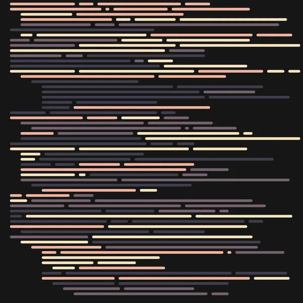 Ekran Vektör Illüstrasyonunda Kod Düz Çizgi Çizgi Kodlama Çizgileri Simülasyonu — Stok Vektör