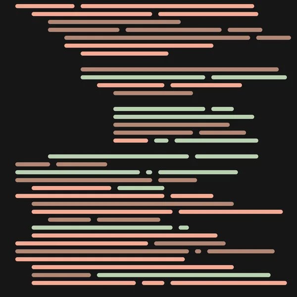 Kód Képernyő Vektor Illusztráció Lapos Rajzfilm Kódolási Vonalak Szimuláció — Stock Vector