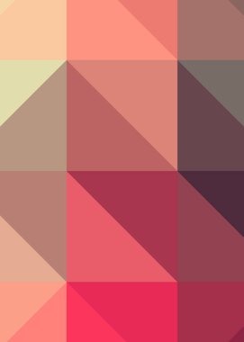 Soyut renk Düşük Poligonlar arkaplan, vektör illüstrasyonu 