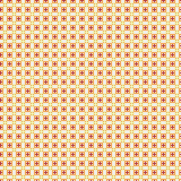 Αφηρημένη Σταυρός Μοτίβο Υπολογιστική Τέχνη Εικονογράφηση — Διανυσματικό Αρχείο