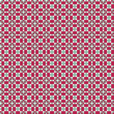 Kırmızı ve beyaz pürüzsüz desen. vektör illüstrasyonu