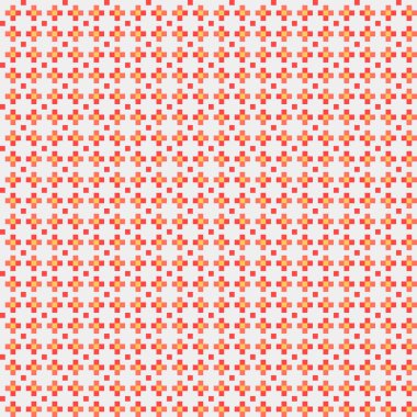 Kırmızı ve beyaz pürüzsüz desen. vektör illüstrasyonu