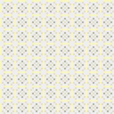 Soyut geometrik desen üretken hesaplama sanatı illüstrasyonu, fayans renk parçalarının taklidi