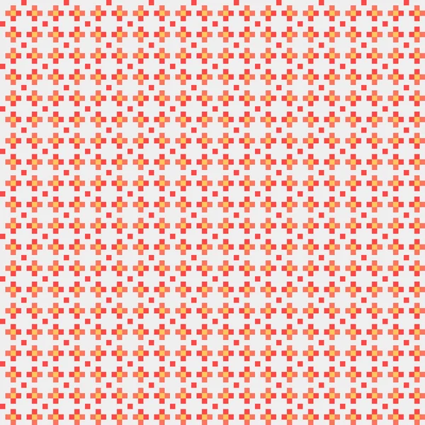 Rot Weißes Nahtloses Muster Vektorillustration — Stockvektor