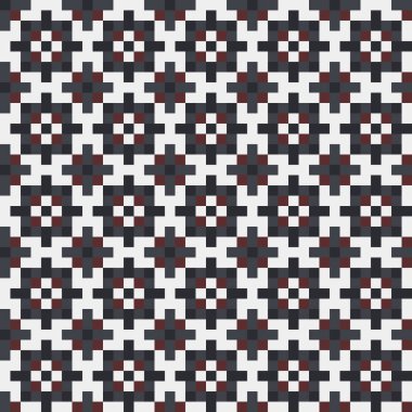 Soyut Çapraz Desen Vektör Sanatı Çizimi