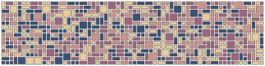 yatay, soyut rastgele geometrik şekiller, üretken sanat, vektör illüstrasyonu