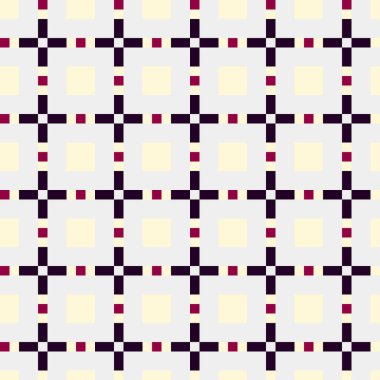 Soyut çapraz desenli üretken hesaplama sanatı çizimi 