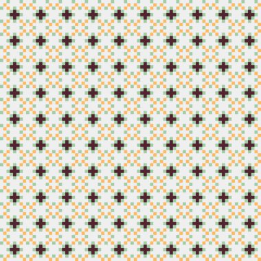 Soyut çapraz desenli üretken hesaplama sanatı çizimi 