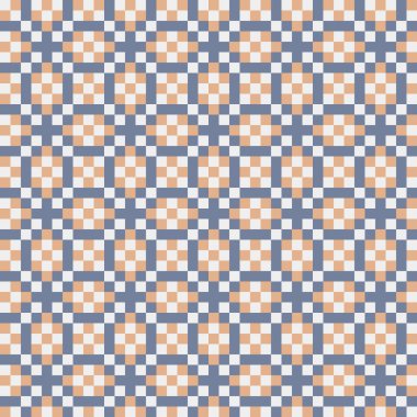 Kareler ve çizgilerle soyut geometrik desen. vektör illüstrasyonu