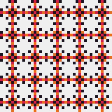 Soyut Çapraz Desen Vektör Sanatı Çizimi