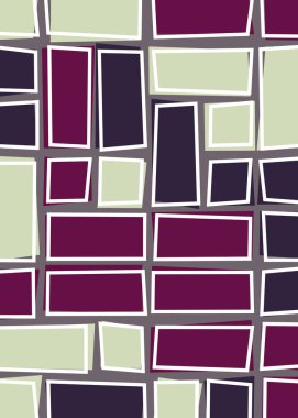 soyut rastgele geometrik şekiller, üretken sanat, vektör illüstrasyonu