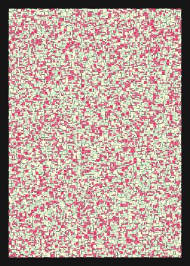 soyut geometrik şekiller, üretken sanat, vektör illüstrasyonu