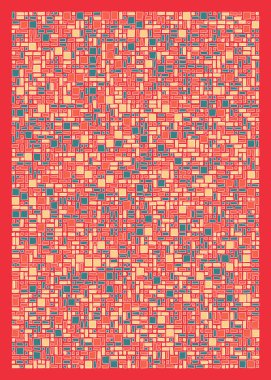 Ofset Quads üretken sanat arkaplanı 