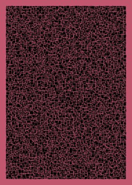 soyut rastgele geometrik şekiller, üretken sanat, vektör illüstrasyonu