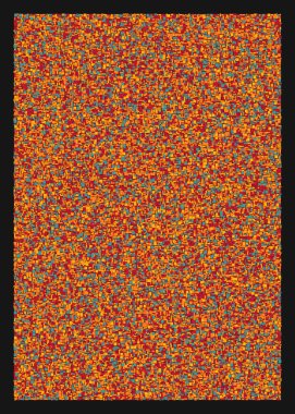 soyut geometrik şekiller, üretken sanat, vektör illüstrasyonu