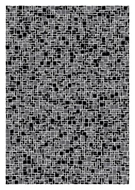 soyut geometrik şekiller, üretken sanat, vektör illüstrasyonu