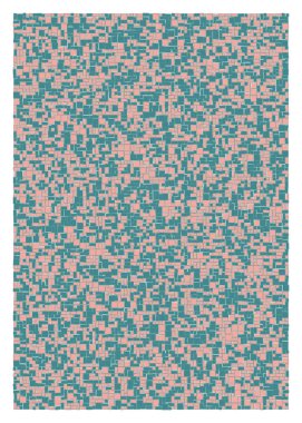 soyut rastgele geometrik şekiller, üretken sanat, vektör illüstrasyonu