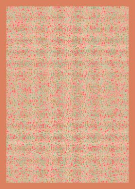 soyut rastgele geometrik şekiller, üretken sanat, vektör illüstrasyonu