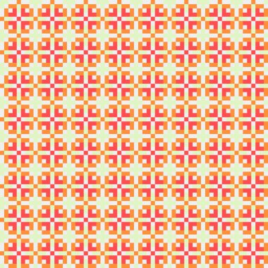 Geometrik şekilli kusursuz desen, vektör illüstrasyonu