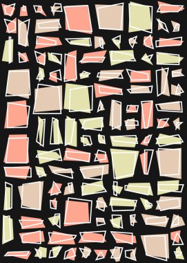 Ofset Quads üretken sanat arkaplanı 