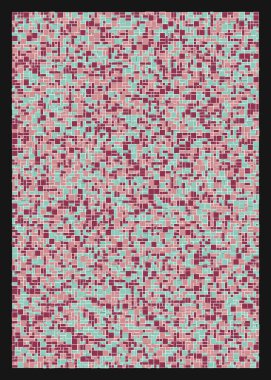 soyut rastgele geometrik şekiller, üretken sanat, vektör illüstrasyonu