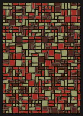 Ofset Quads üretken sanat arkaplanı 