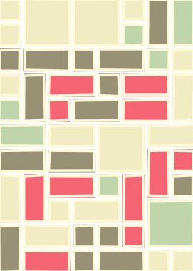 soyut geometrik şekiller, üretken sanat, vektör illüstrasyonu