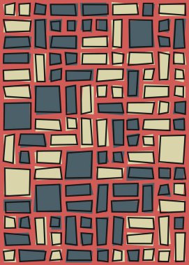 Ofset Quads üretken sanat arkaplanı 