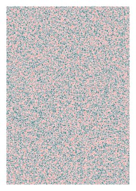 soyut rastgele geometrik şekiller, üretken sanat, vektör illüstrasyonu