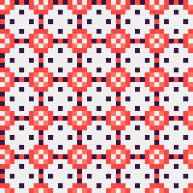 Soyut çapraz desenli üretken hesaplama sanatı çizimi 