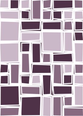 soyut rastgele geometrik şekiller, üretken sanat, vektör illüstrasyonu