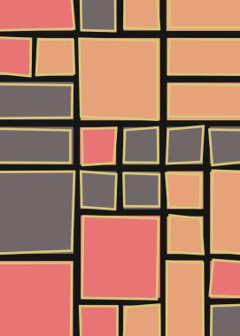 Ofset Quads üretken sanat arkaplanı 