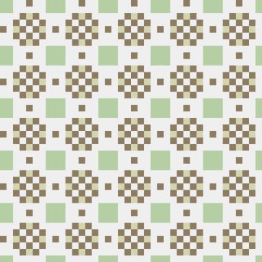 Geometrik şekilli kusursuz desen, vektör illüstrasyonu