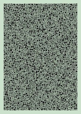 soyut geometrik şekiller, üretken sanat, vektör illüstrasyonu