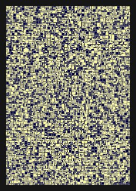 soyut geometrik şekiller, üretken sanat, vektör illüstrasyonu