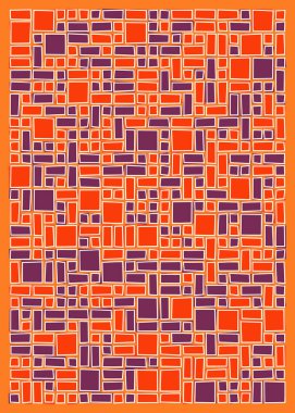 Ofset Quads üretken sanat arkaplanı 