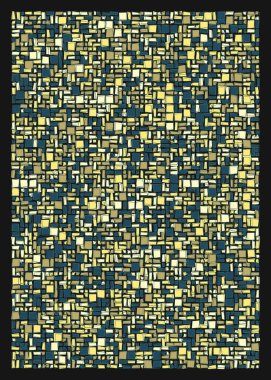 soyut rastgele geometrik şekiller, üretken sanat, vektör illüstrasyonu