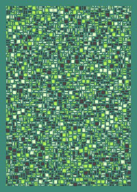 soyut geometrik şekiller, üretken sanat, vektör illüstrasyonu