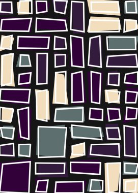 Ofset Quads üretken sanat arkaplanı 