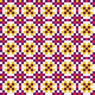 Kareler ve çizgilerle soyut geometrik desen. vektör illüstrasyonu