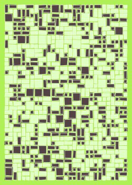 soyut geometrik şekiller, üretken sanat, vektör illüstrasyonu