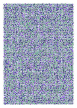 soyut geometrik şekiller, üretken sanat, vektör illüstrasyonu