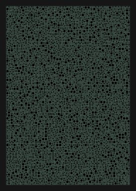 soyut geometrik şekiller, üretken sanat, vektör illüstrasyonu