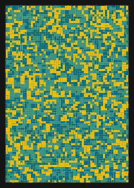 soyut geometrik şekiller, üretken sanat, vektör illüstrasyonu