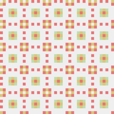 Geometrik şekilli kusursuz desen, vektör illüstrasyonu