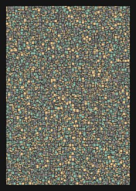 soyut rastgele geometrik şekiller, üretken sanat, vektör illüstrasyonu