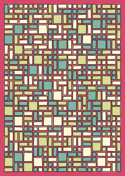 Formas Geométricas Aleatorias Abstractas Arte Generativo Ilustración Vectorial — Archivo Imágenes Vectoriales