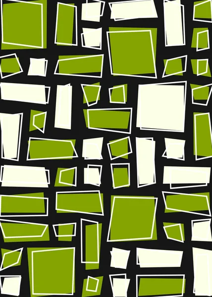Formes Géométriques Abstraites Art Génératif Illustration Vectorielle — Image vectorielle